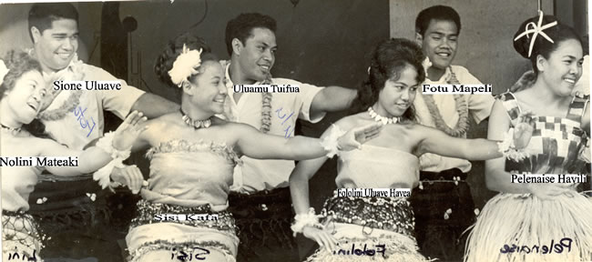 Tongan Villagers, dancing