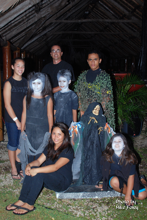 Workers at the Haunted Lagoon
