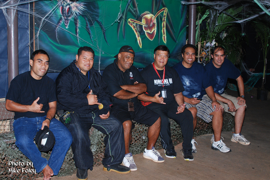 Haunted lagoon workers