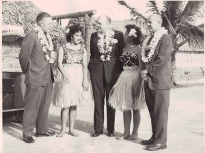 Michigan Governor George Romney at Tongan Village