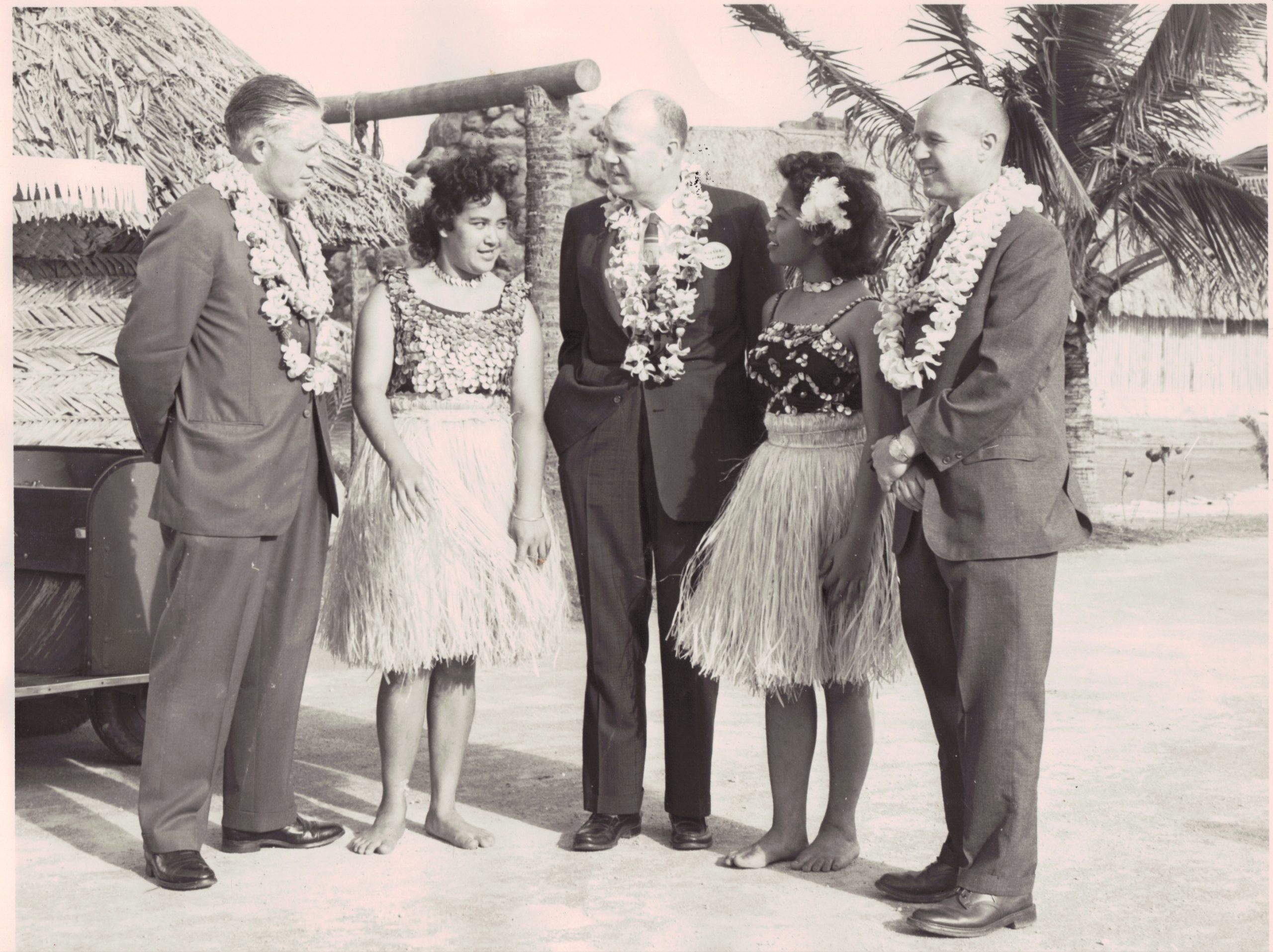 Michigan Governor George Romney at Tongan Village