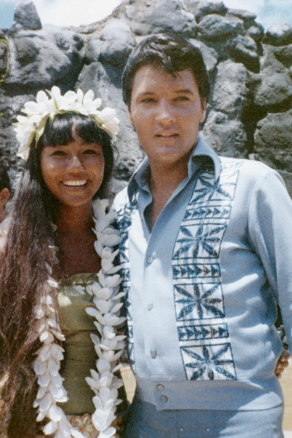 Elvis Presley and Sandy Kawelo Bassett; submitted by Stan Natividad