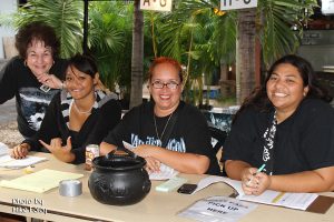 Helping behind the scenes with Haunted Lagoon