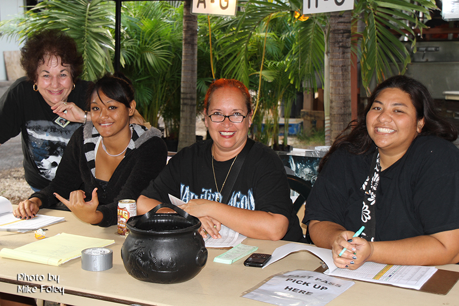 Helping behind the scenes with Haunted Lagoon