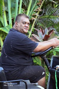 William Mahoni . . . helping behind the scenes with Haunted Lagoon