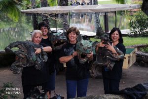 Helping behind the scenes with Haunted Lagoon