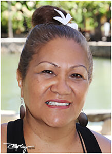 Tupu Tiave, the first of her siblings to work at the Polynesian Cultural Center.